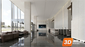 Lobby front desk Skp Files 